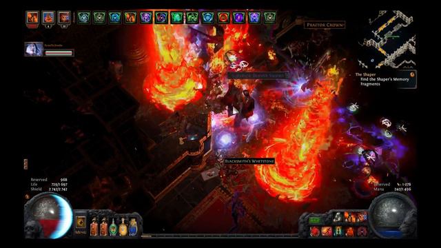 Path Of Exile: Legacy League. Fast Run#3, Farming Map, Exalted Orb. Chaos Orb.