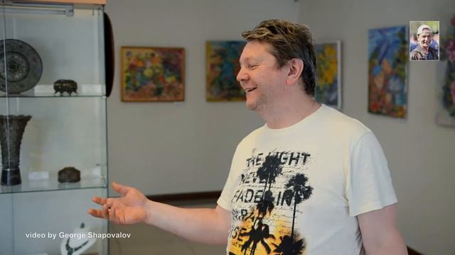 Мастер класс от Виталия Шаповалова. Батик