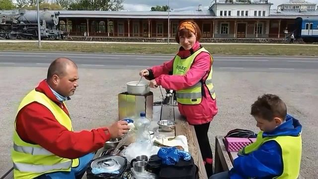 Вело-выходной с дедушкой. Хаапсалу.Развалины замка Унгу.