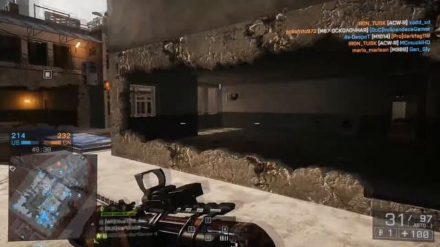 Забег в BF4 TDM 64 зона затопления учусь играть =) #13 смотреть онлайн
