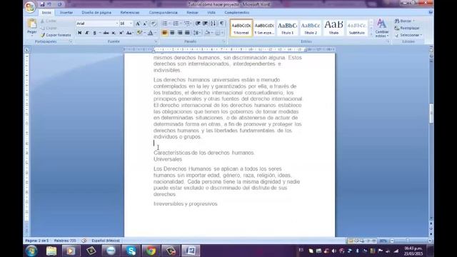 Cómo realizar un proyecto en Word En forma rápida & Sencilla. 20 minutos. смотреть онлайн