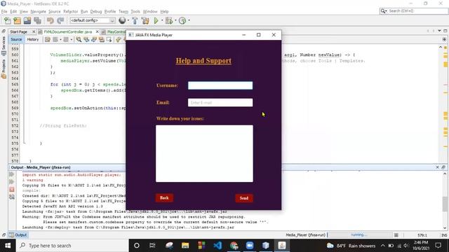 Media Player || AUST CSE 2/1 || Java FX || MySQL смотреть онлайн