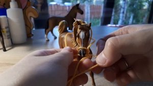 Видео - мастер класс.Уздечка для лошади?Два варианта.