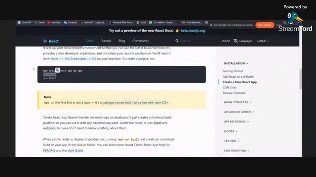 Getting Started With React | Web Development Bootcamp смотреть онлайн