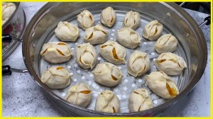 Манты с ТЫКВОЙ. Самый простой и вкусный рецепт манты с начинкой из тыквы! Тыквенные манты рецепт!