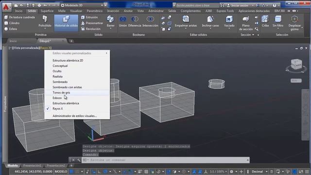 Autocad 3d 2016 - Editar Sólidos - Tutorial Básico 06 - En Español смотреть онлайн