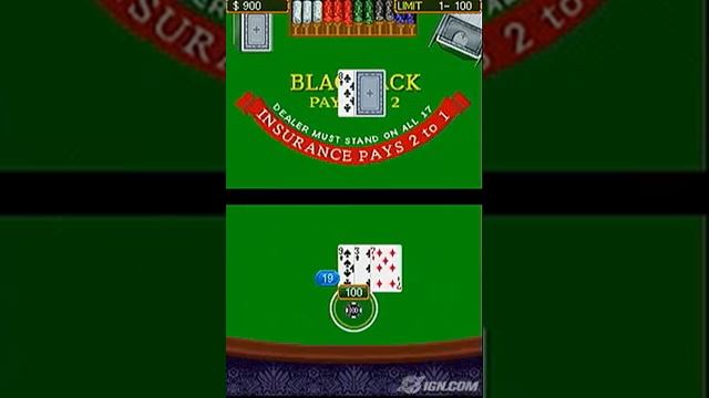 SEGA Casino Nintendo DS Gameplay - Blackjack смотреть онлайн
