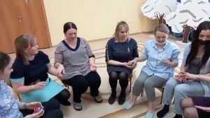 25.01.2021. Музыкально-ритмическая игра  "Передай мячик  другу!"  Мастер-класс с  педагогами.