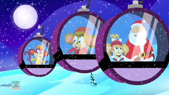 Jingle Bells | Merry Christmas For Kids | Nursery Rhymes and Santa Songs for Babies смотреть онлайн