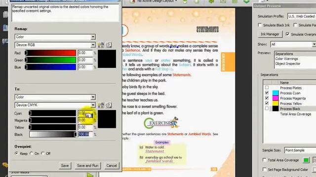 RGB Black into CMYK Black in PDF смотреть онлайн
