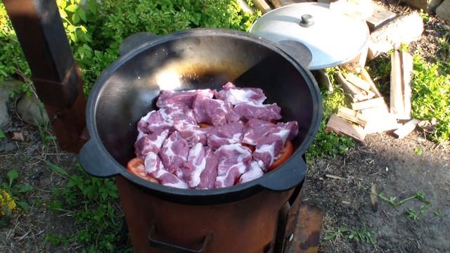 ХАШЛАМА В КАЗАНЕ НА КОСТРЕ / ХАШЛАМА ПО- АРМЯНСКИ смотреть онлайн