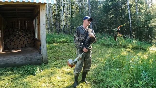 ЕДЕМ НА ИЗБУ В ТАЙГУ КОСИТЬ ТРАВУ!!! С КЕДРОВОЙ ШИШКОЙ В ЭТОМ ГОДУ НЕ ВСЕ ТАК ПРОСТО... смотреть онлайн