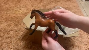 Распаковка посылки с моделями Schleich и не только (лошади шляйх)