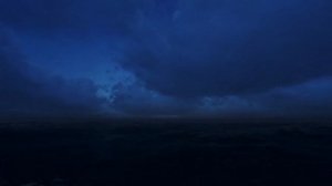 Гроза в море
