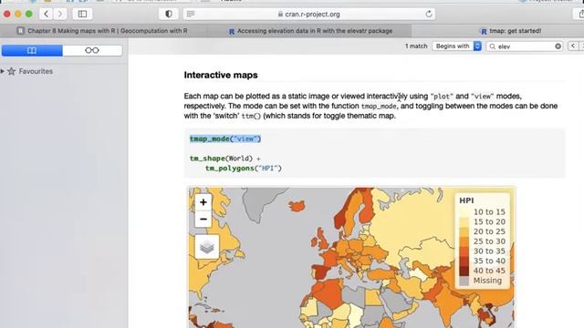 Interactive map | R смотреть онлайн