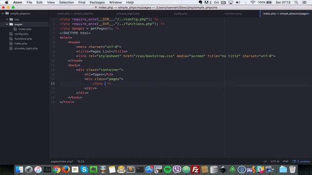 php mysql simple cms content management system tutorial - 6 List Pages смотреть онлайн