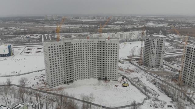 ЖК Южный Город 2 / 6-ая очередь / Древо / строительство / Волжский район / город Самара / Russia смотреть онлайн