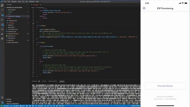 Provision ESP32 over BLE with Arduino Library (Mac/Win) смотреть онлайн