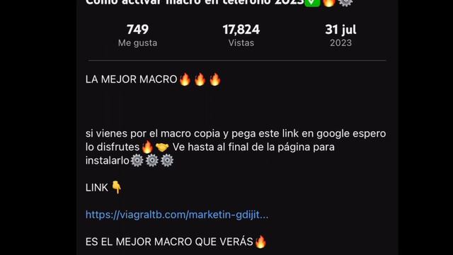 Como activar y descargar macro en telefono✅⚙️ Macro de bolitas azules📲 смотреть онлайн