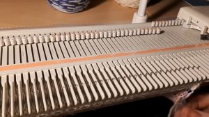 Резинка 1х1 на однофонтурной машине