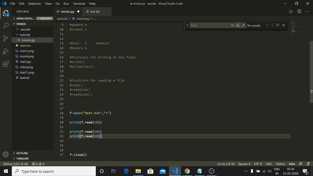 Reading the files, read(), readline() and readlines() function. | python tutorial in Hindi #33 | смотреть онлайн