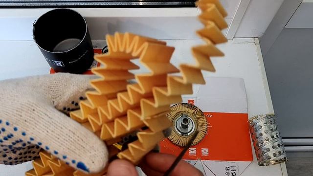Распил масляного фильтра MAHLE OC981 (China). Аналог MANN W712/83 смотреть онлайн