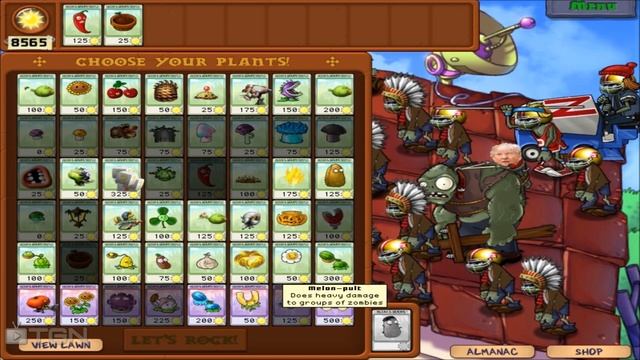 Zombie Tsunami Mod in Plants vs Zombies Epic Hack Rooftop Ultra Hard Survival Mode ! смотреть онлайн