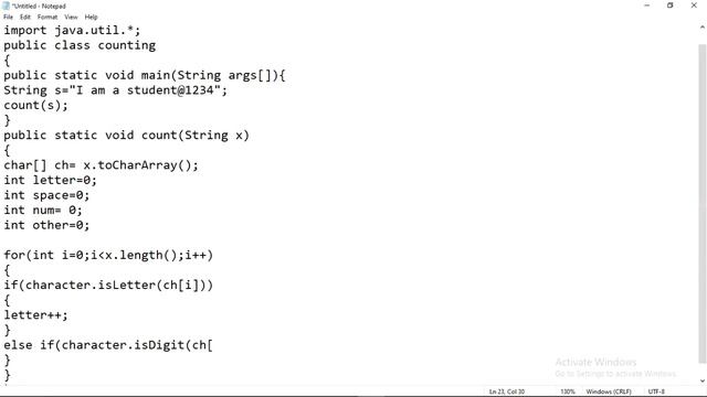 Java Program to Count Letters, Spaces, Numbers & Other Characters of a String|| sctevt java||Expt-9 смотреть онлайн