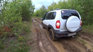 Нива по бездорожью. На что способна Chevrolet NIVA В Стоке. Песок и грязь. #1
