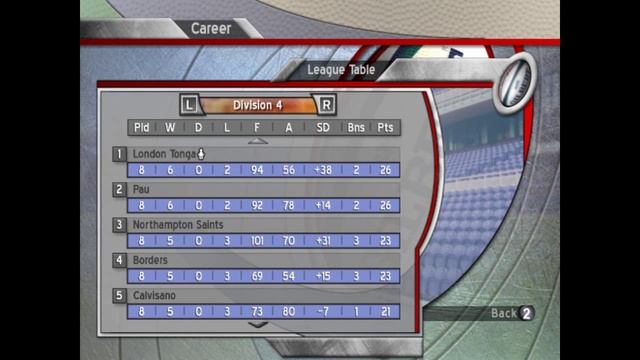 Rugby Challenge 2006 Career Mode EP5 смотреть онлайн