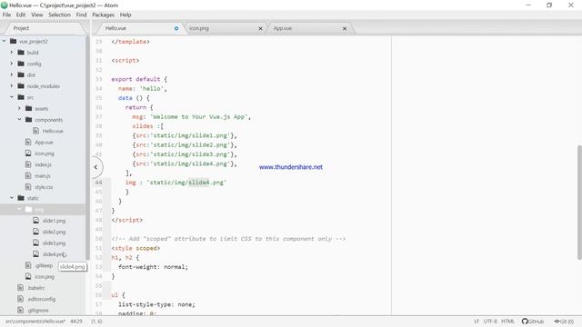How to insert an image in single file component of vue js смотреть онлайн
