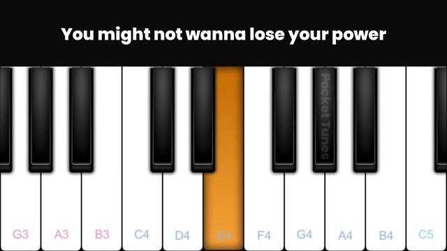Billie Eilish - Your Power│Mobile Piano Cover│Easy Tutorial + Lyrics смотреть онлайн