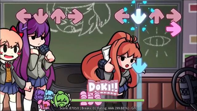 Friday Night Funkin’: Doki Doki Takeover Plus! | Our Harmony. | @DatDavi. [FNF mod]. (Read Desc). смотреть онлайн