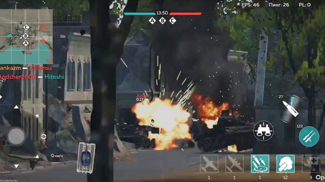 обзор на взвод Panther F WarThunder Mobile #warthunder #warthundermobile