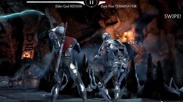 Mortal Kombat Mobile Fatal SRT 184 with Gold Team , Hanzo Hasashi vs The Best Klassic Liu kang. смотреть онлайн