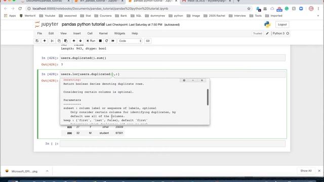 26 how do I find and remove duplicate rows in pandas смотреть онлайн