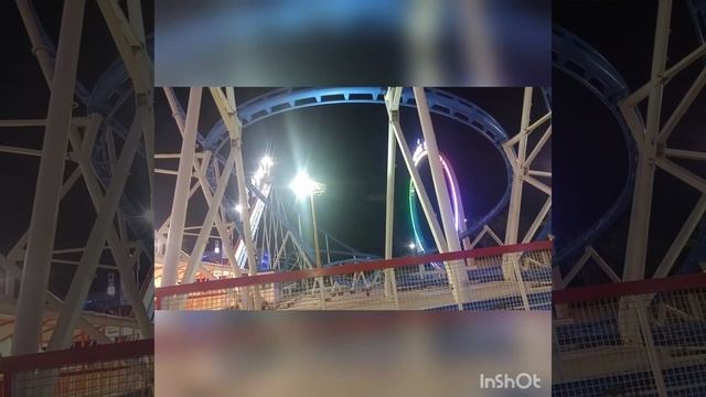 Ayia Napa, Cyprus. Looping star. Luna park. смотреть онлайн
