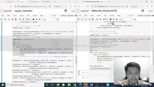 Program Simulasi Kalkulator dengan Anaconda Python di Jupyter Notebook смотреть онлайн