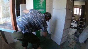 Покупка и покраска ульев из ппс. Пеноулик.