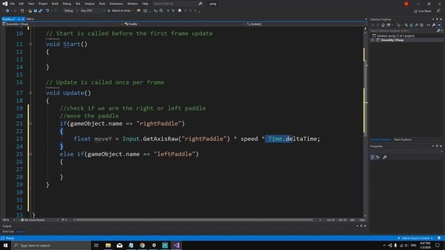 How to Make a 2D Pong in Unity 2020 - 5. Paddle Movement смотреть онлайн
