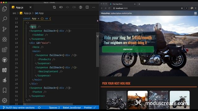 How to optimize a React JS app bundle performance to load under 3s | Code splitting | Lazy loading смотреть онлайн