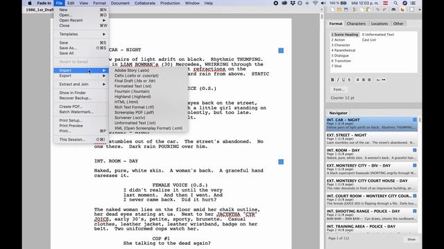 Fade In vs. Final Draft - Which One To Buy? смотреть онлайн