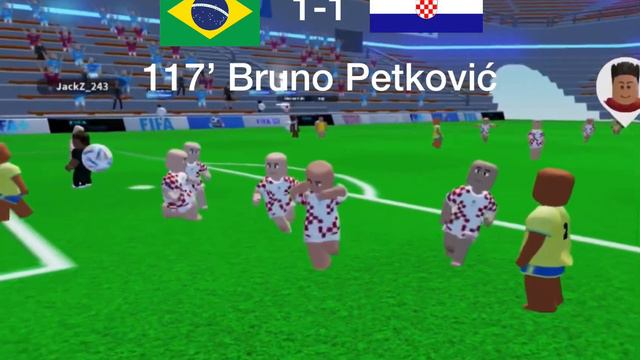 Brazil vs Croatia in Roblox | Original смотреть онлайн