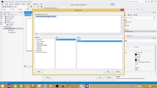 SSRS Tutorial 71 - How to Display Percentage in Pie Chart in SSRS Report смотреть онлайн