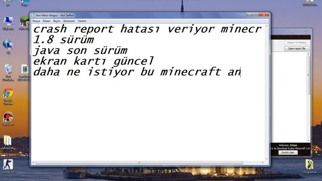 Crash Report Hatası Yardım ?? смотреть онлайн