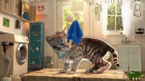 ПРИКЛЮЧЕНИЕ МАЛЕНЬКОГО КОТЕНКА - Кид моет грязного кота #ПУРУМЧАТА