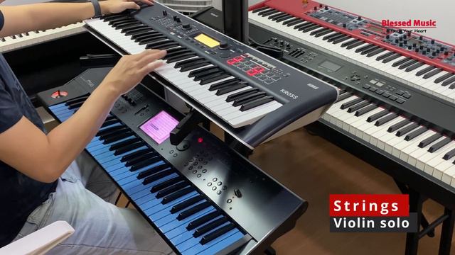 Korg Kross 2 (2017) vs Korg M50 (2008) Comparion Sounds| Blessed Music смотреть онлайн