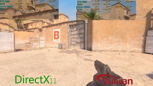 DirectX vs Vulkan : Counter-strike 2 смотреть онлайн