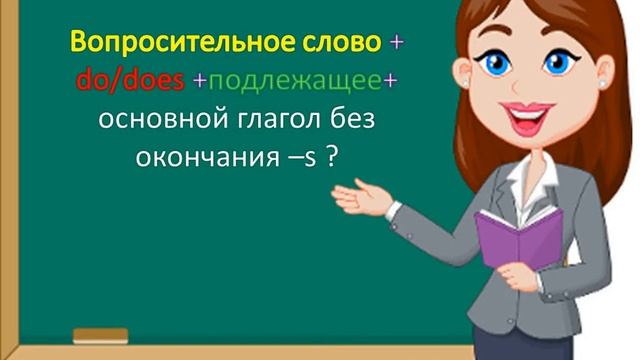 General and special questions in the Present Simple Tense. (Верещагина 3 класс) смотреть онлайн
