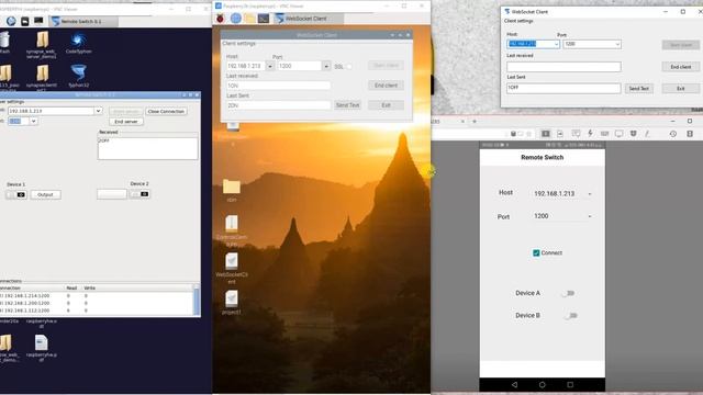 Remote Raspberry GPIO control over network (Linux, Windows , Android) смотреть онлайн